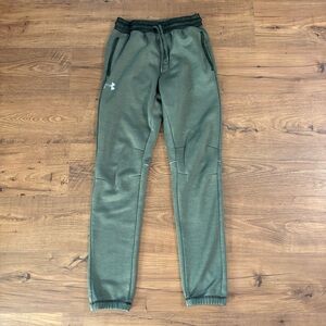 Under Armour Dark Olive Green Athletic Fleece Lined Joggers